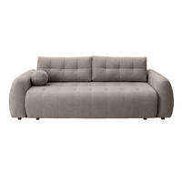 SOFA ARNIS mit Schlaffunktion, Taupe - Taupe, Textil (252/70/105cm) - Fedve