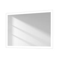 BADSPIEGEL mit Antibeschlag Beleuchtung 80/60/3,5 cm - Weiß, Glas (60/3.5/80cm) - EMKE