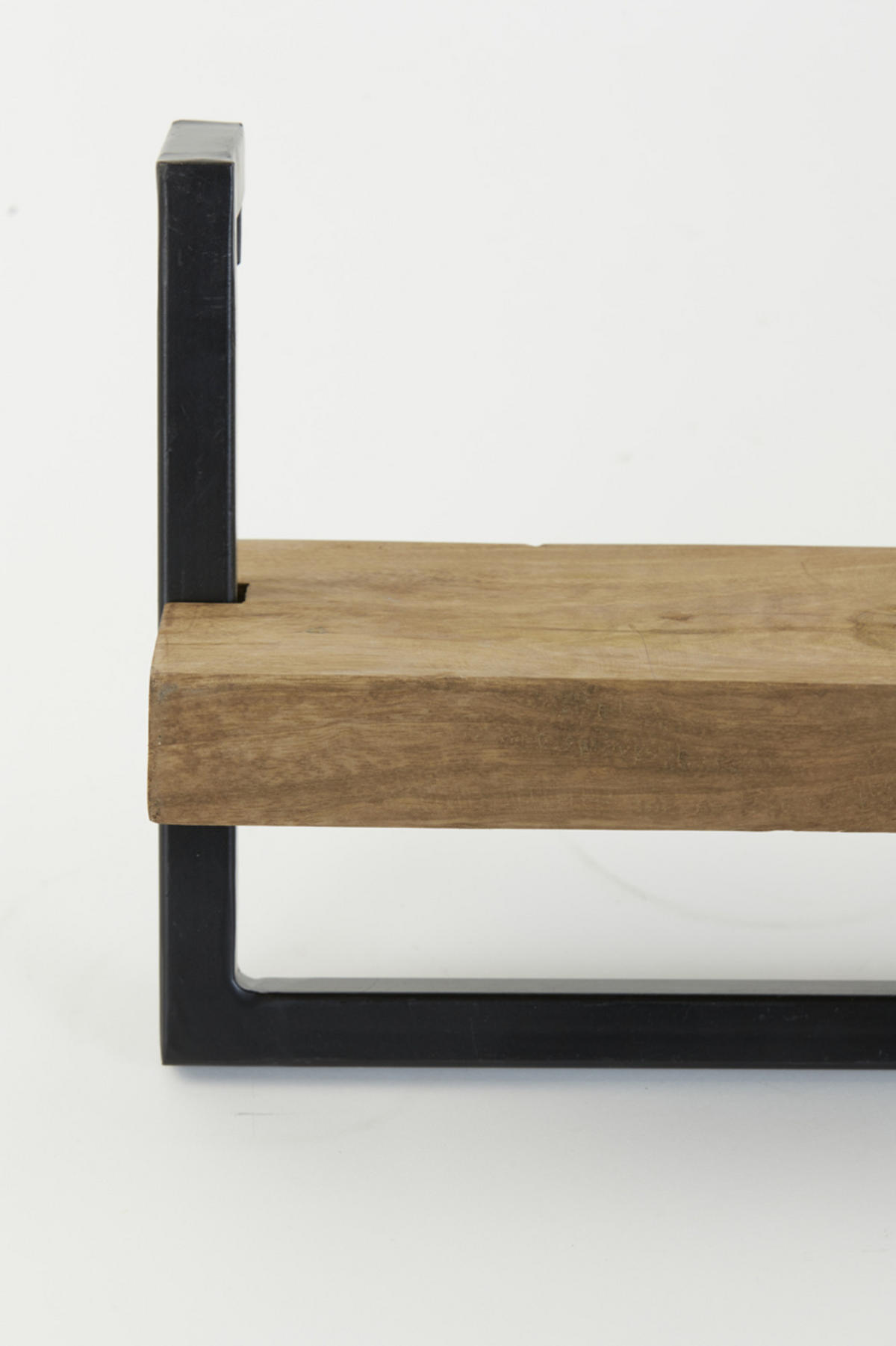 WANDREGAL Maddison Braun 80/15/24 cm - Braun, Metall (15/24/80cm) - Light & Living