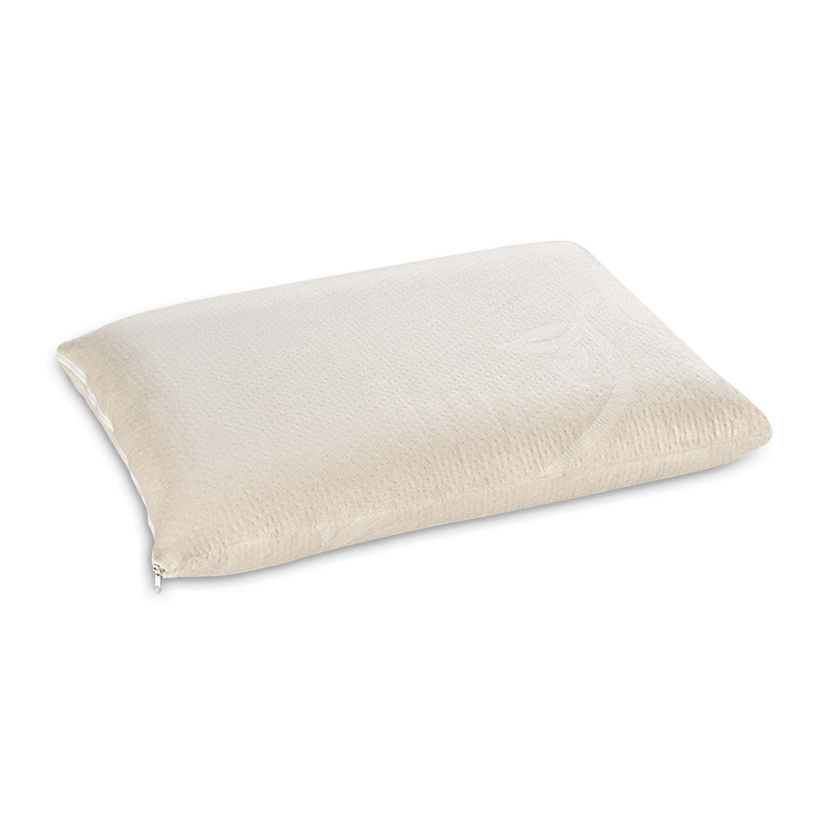 KOPFKISSEN Natura Classic Latex Weiß 40x80 cm - Weiß, Naturmaterialien/Textil (40/80cm) - Letti Moderni