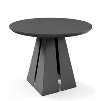 TISCH Schwarz Frega Ausziehbar - Schwarz, Holzwerkstoff (176/100/76cm) - Sepro Meble