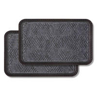 VONKAJŠIA rohož BORDER STAR 2ER SET - tmavosivá, textil (40/60cm) - Astra