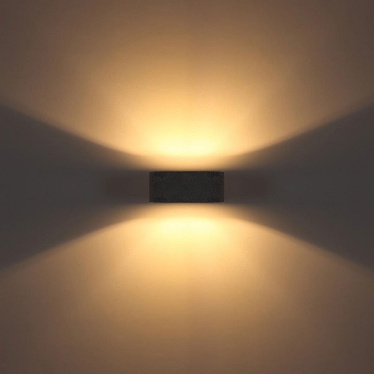 AUSSEN-WANDLEUCHTE FERGUSON Aluminium Weiß Up & Down - Weiß, Metall (20/8.5/12cm) - Globo Lighting