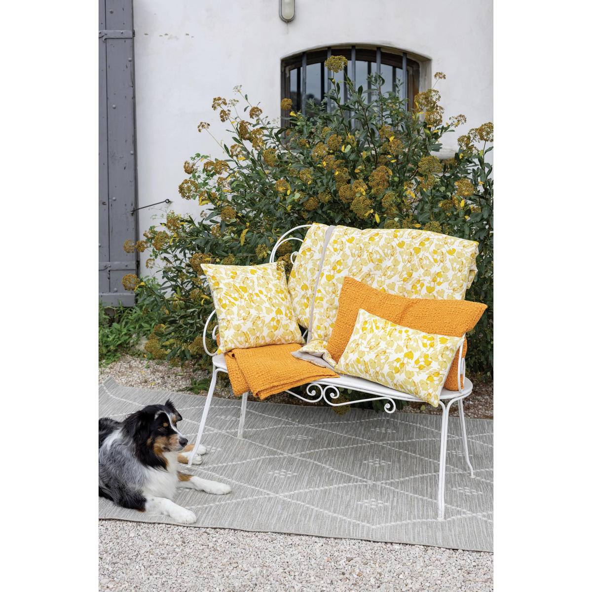 BETTÜBERWURF Tana senffarben 240 x 260 cm - Orange, Textil (240/260cm) - Vivaraise