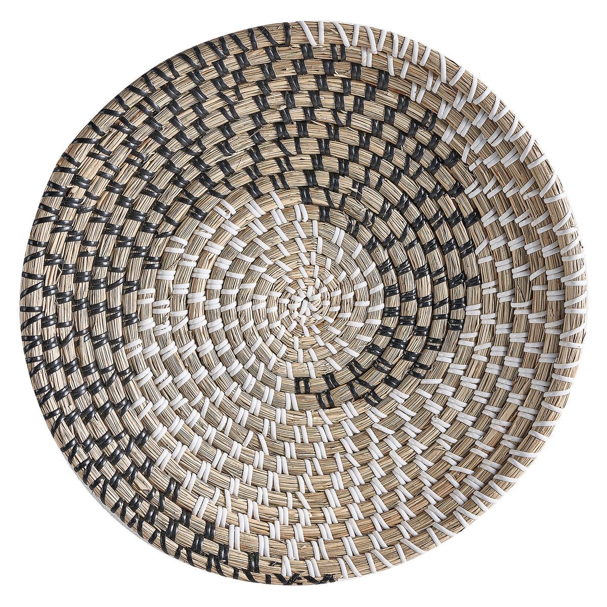 WANDDEKORATION Seegras beige Cantho - Beige, Naturmaterialien (40/40/7cm) - Beliani