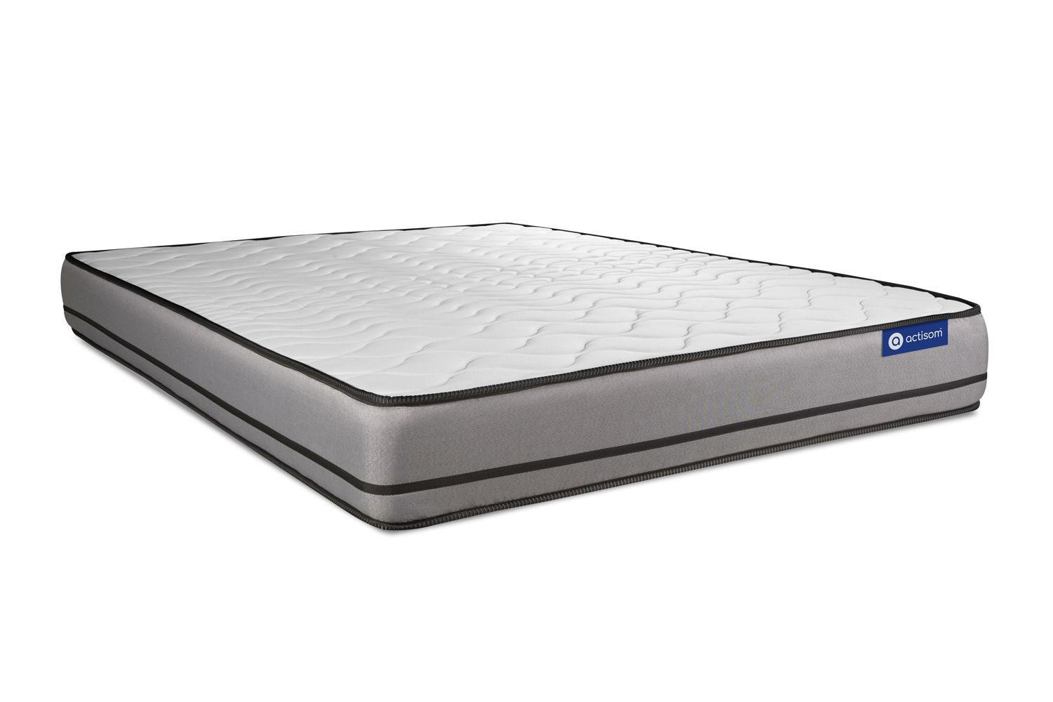 Thumbnail - Actisom Bett, Weiß, Textil, H4, 3-Zonen, Höhe ca. 20 cm, 160x200 cm, Oeko-Tex® Standard 100, Schlafzimmer, Betten