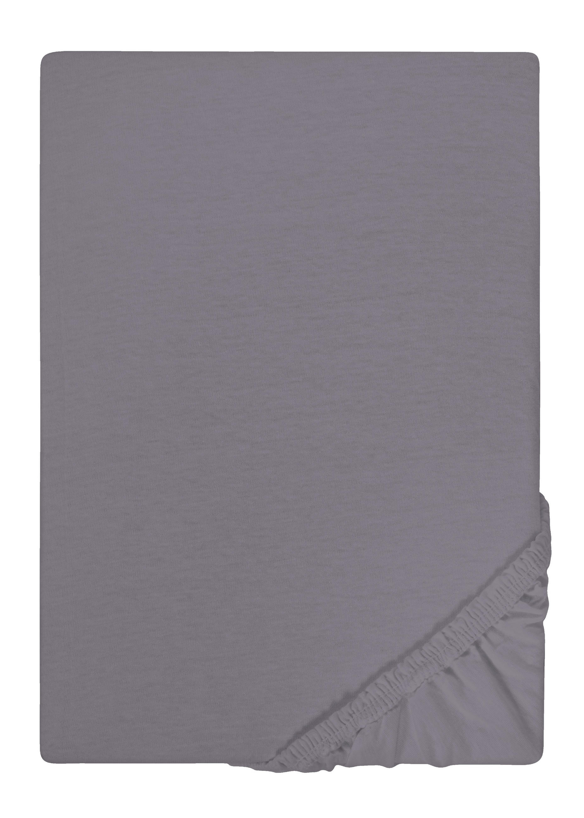 Castell Spannbetttuch Silber 100x200 cm