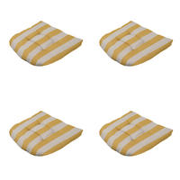 SITZKISSEN Amora - Gelb - 46/46/6 cm - 4er-Set - Gelb, Textil (46/6/46cm) - Madison