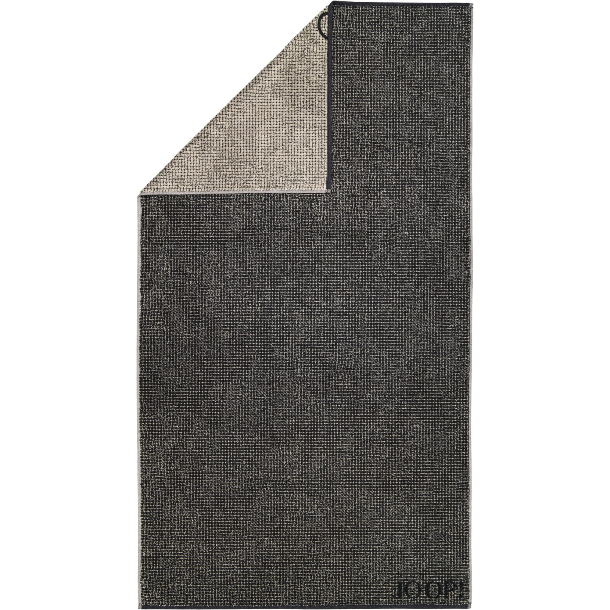 DUSCHTUCH SELECT ALLOVER 1695 EBONY - 39 - Schwarz, Textil (80/150cm) - Joop!