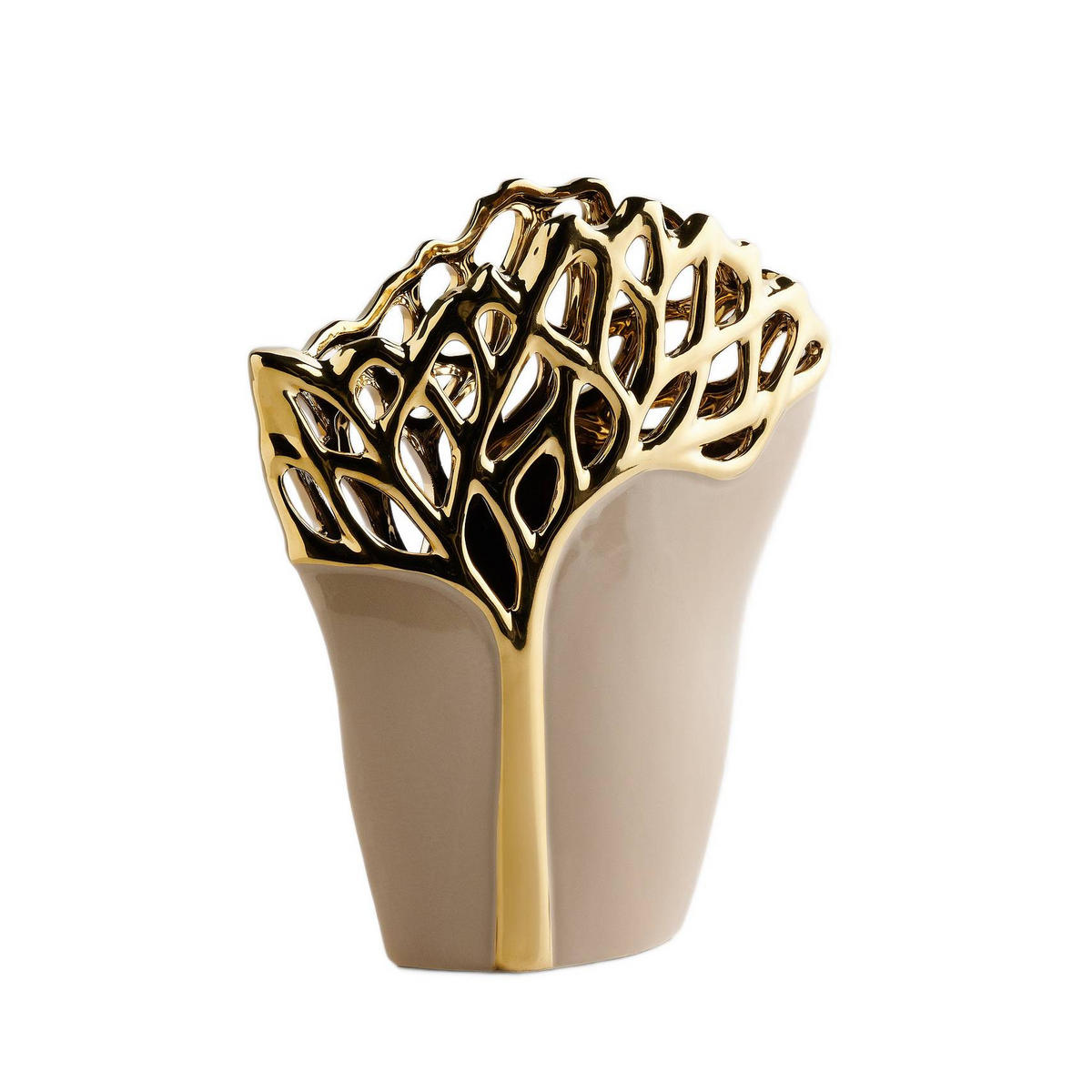 VASE Oaktree kite 30x23 cm - Beige, Stein (30cm) - home&you