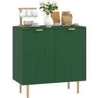 SIDEBOARD Olivgrün, 2 Türen, 80/40/80 cm - Grün, Holz (80/80/40cm) - PANGIVO