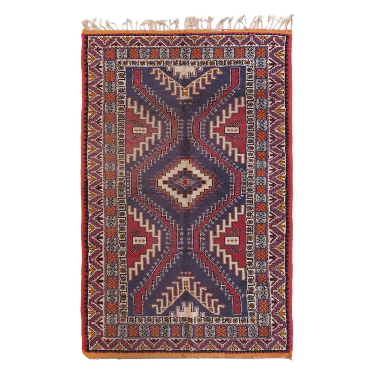 BERBERTEPPICH aus reiner Wolle 171x 263 cm - Multicolor, Naturmaterialien (171/263cm) - AFK Living