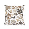 KISSENHÜLLE Zauberwald elfenbein-taupe Baumwolle 60/60 cm - Taupe/Ecru, Textil (60/60cm) - beties Heimtextil