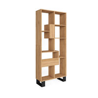 REGAL Bibliothek, Eiche, 67/31/174cm - Eichefarben, Holzwerkstoff (67/174/31cm) - Skraut Home