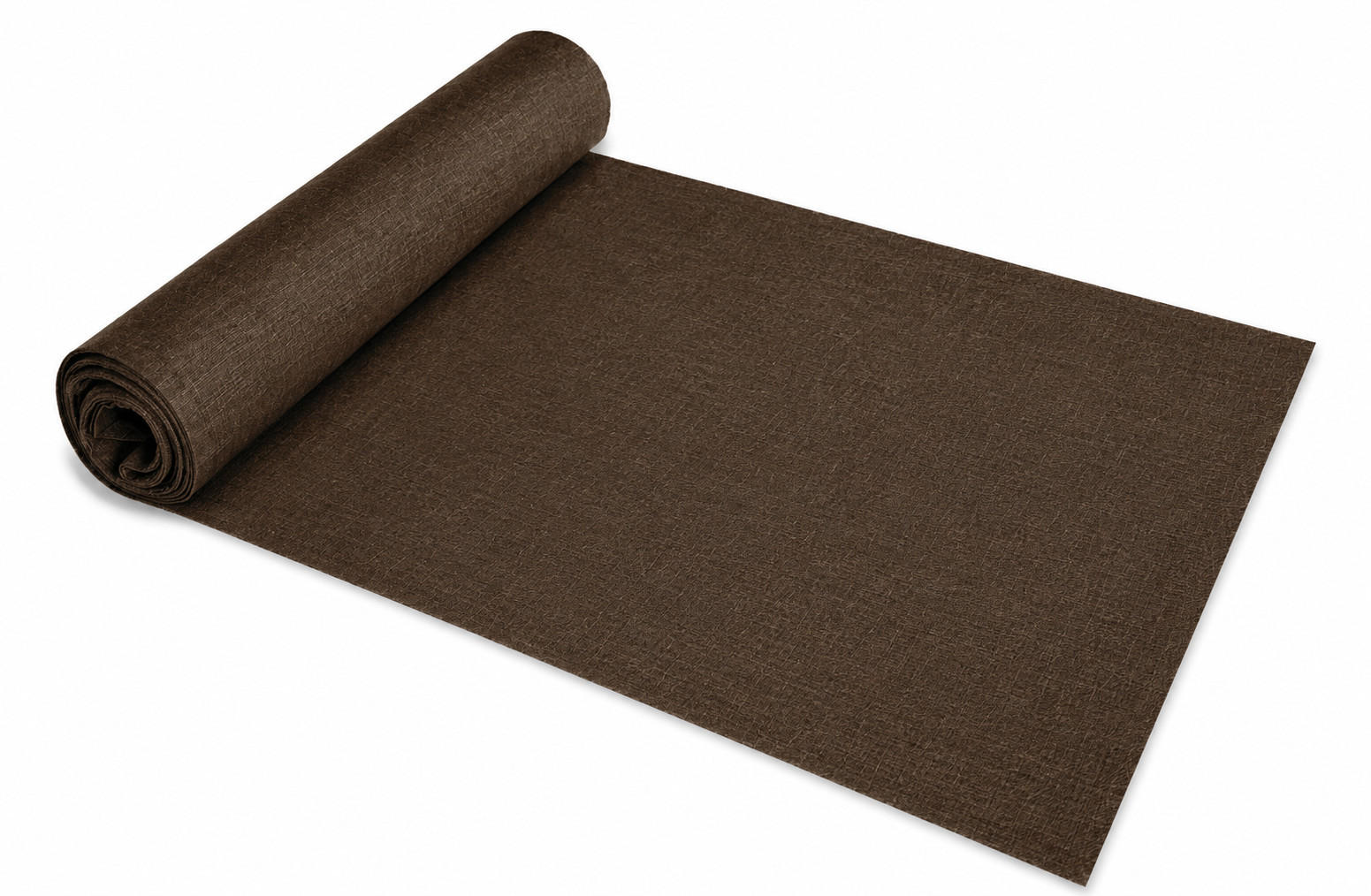 TISCHLÄUFER 40/100 cm Braun Leinenoptik - Braun, Textil (40/100cm) - TiborTex