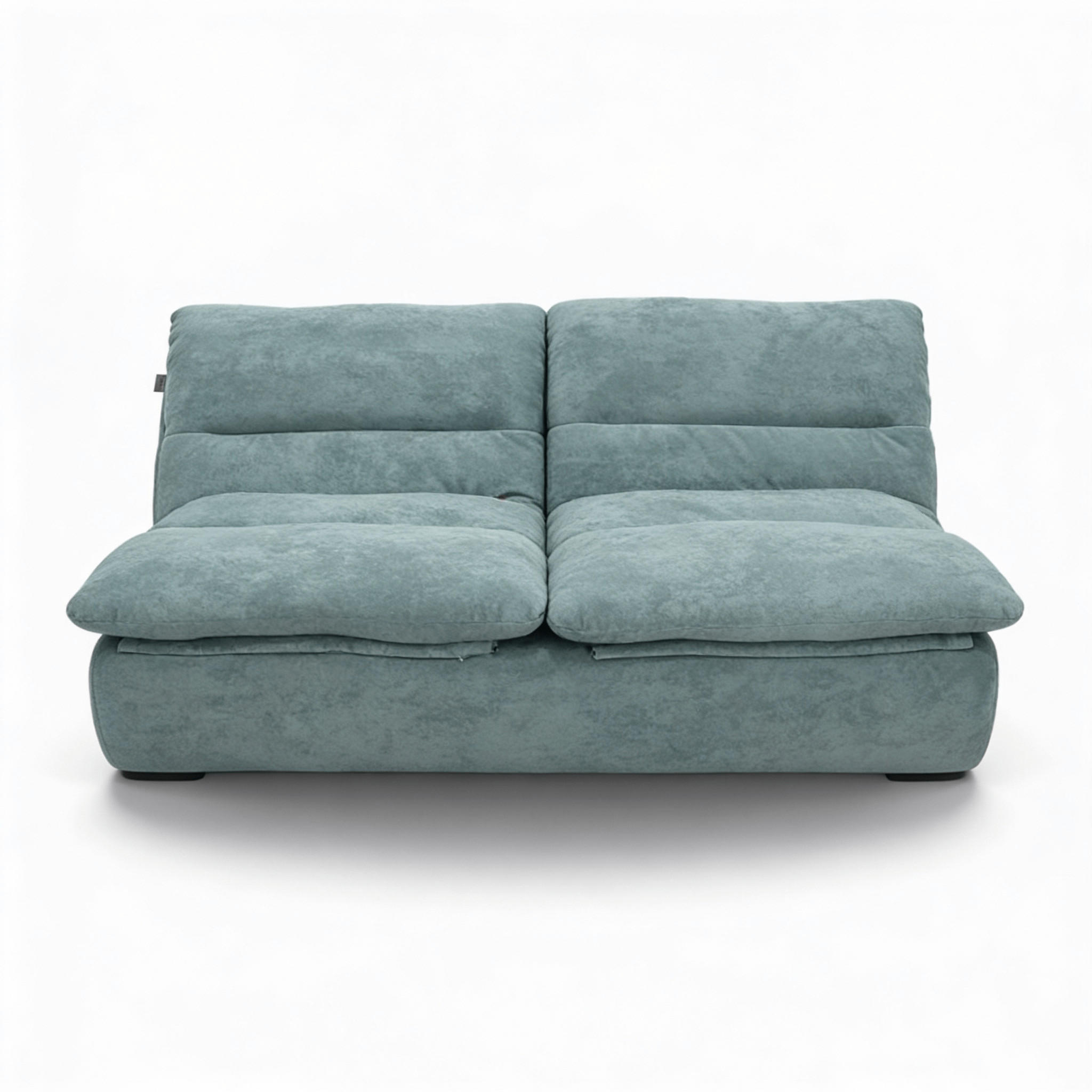 SOFA Nuvia Doppel 2-Sitzer - Salbei - Salbeigrün, Textil (160/73/100cm) - COCO Living