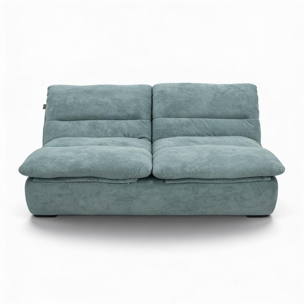 SOFA Nuvia Doppel 2-Sitzer - Salbei - Salbeigrün, Textil (160/73/100cm) - COCO Living