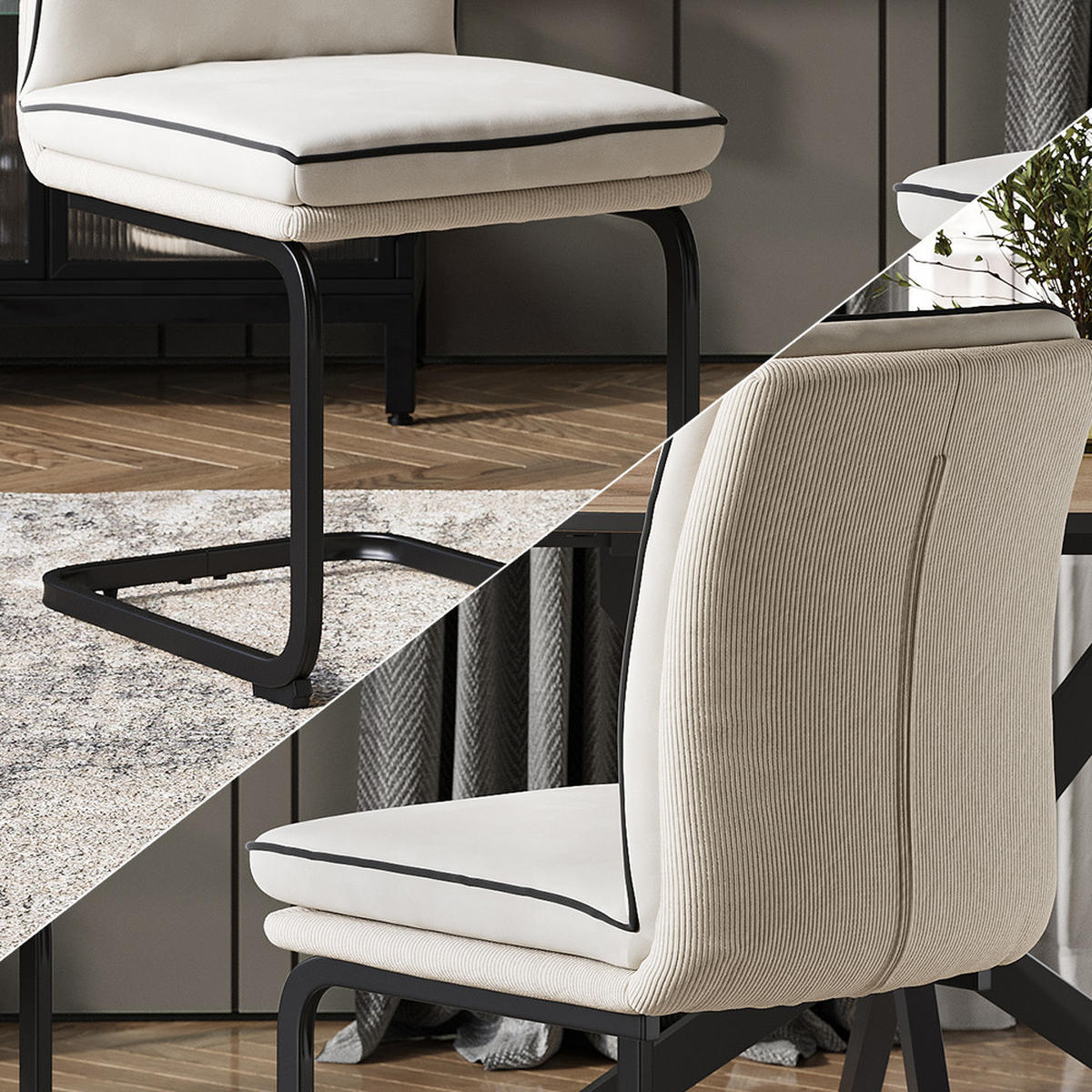 KONZOLOVÁ ŽIDLE Eleganza Béžová - béžová, textil (49/95.5/63.5cm) - Vicco