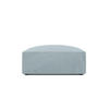 POUF Ruby aus Cord hellblau - Hellblau, Textil (93/40/93cm) - Micadoni