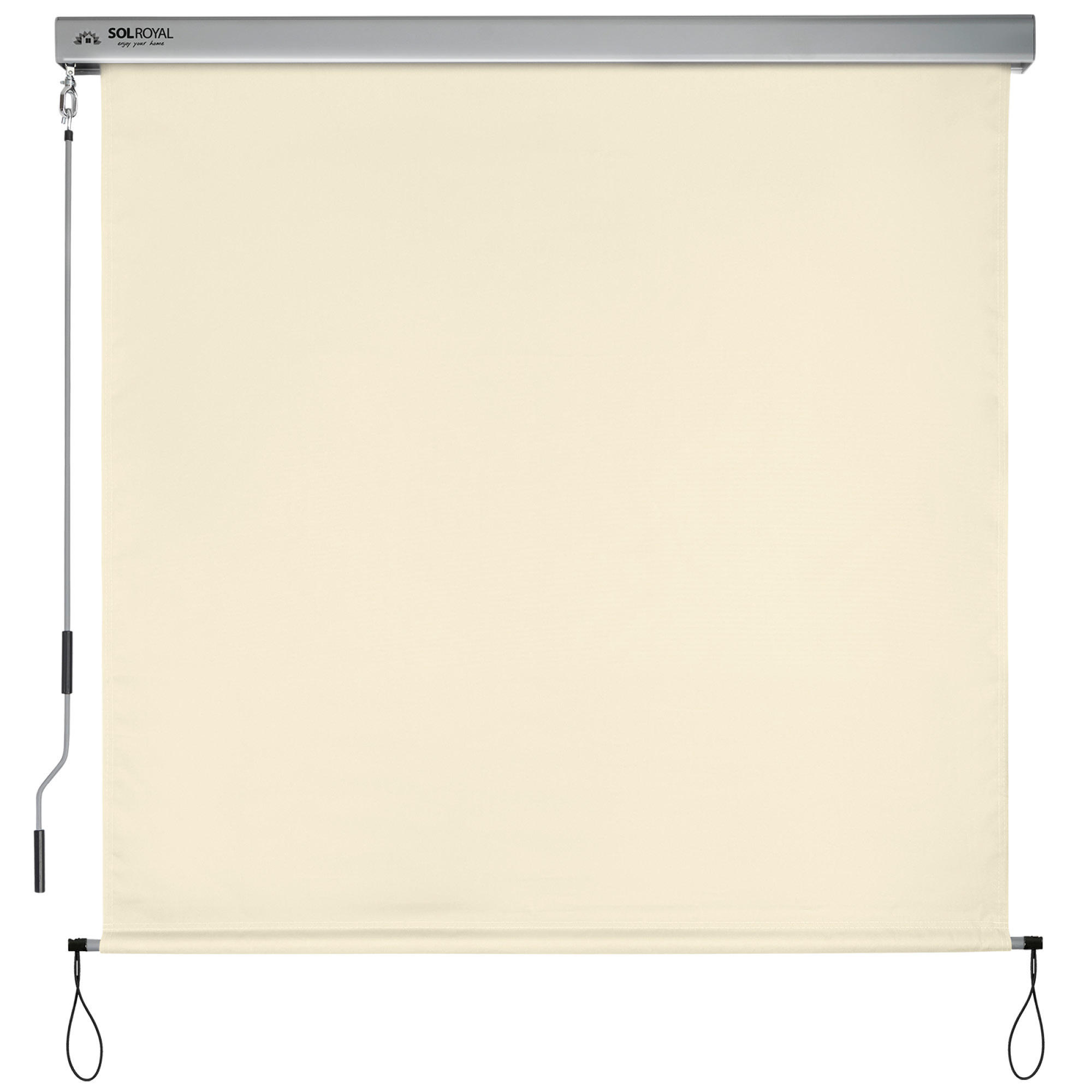 SENKRECHTMARKISE SolVision MS5 1,6/2,5 m Beige - Beige, Kunststoff (160/250/1cm) - Sol Royal