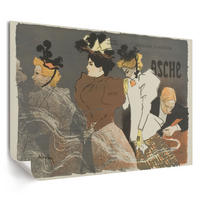 POSTER - 29x21 cm (A4) - Théophile Steinlen - Asche - Braun, Textil (29.7/21/0.1cm) - TULUP