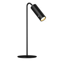 SCHREIBTISCHLAMPE LED dimmbar kabellos Schwarz - Schwarz, Metall (33/12/33cm) - EMKE
