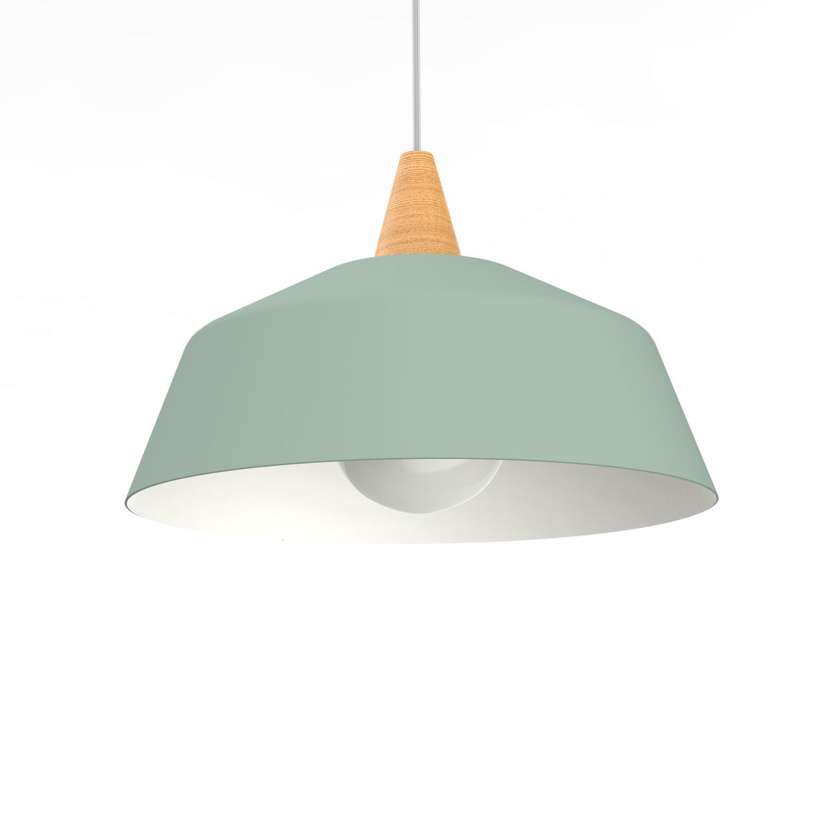 HÄNGELEUCHTE - Grün, Metall (35/35/13cm) - Lumicom