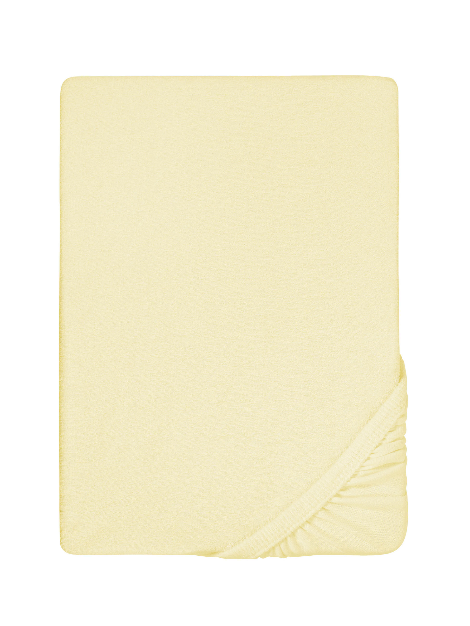 biberna Spannbetttuch Gelb 100x200 cm