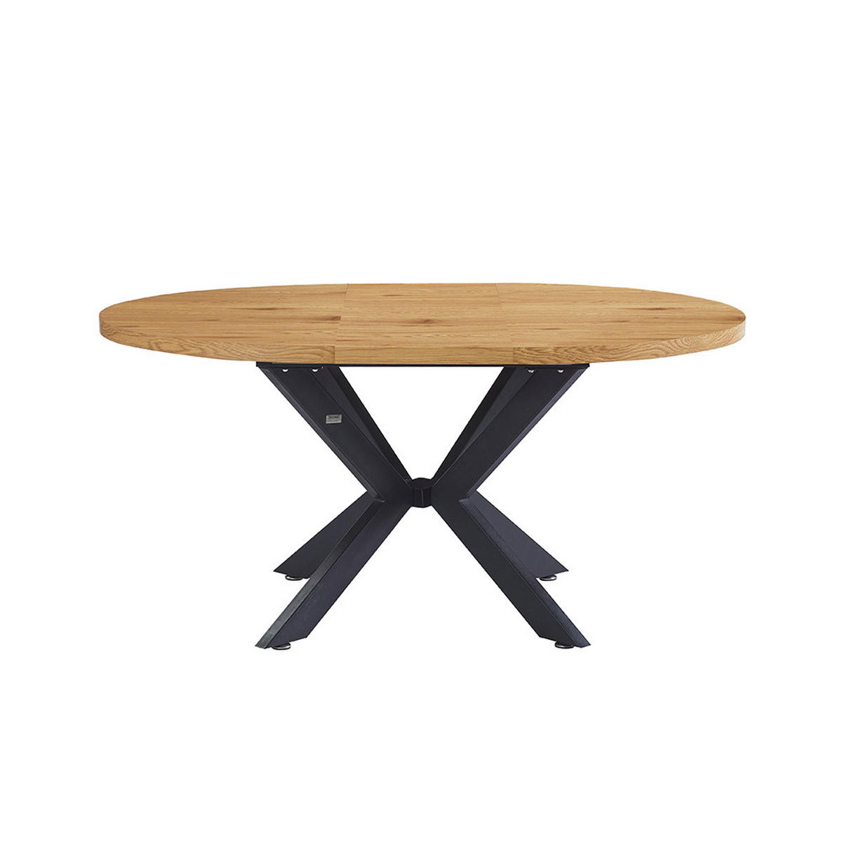 ESSTISCH RUND AVENTURA - Light Oak, 160 x 120 cm - Hellbraun, Holz (160/120/76cm) - Home Deluxe