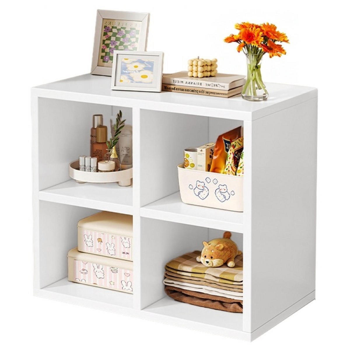 BÜCHERREGAL, weiß, 60/60/30 cm - Weiß, Holzwerkstoff (60/60/30cm) - Timetrade