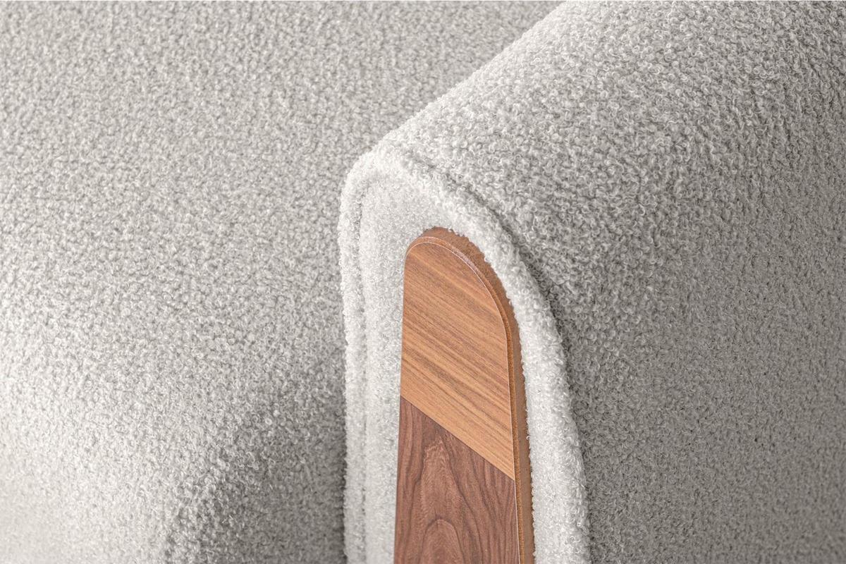 SESSEL GUSTAVO mit Armlehnen, weiß - Braun/Weiß, Holz/Holzwerkstoff (83/95/92cm) - KONSIMO®