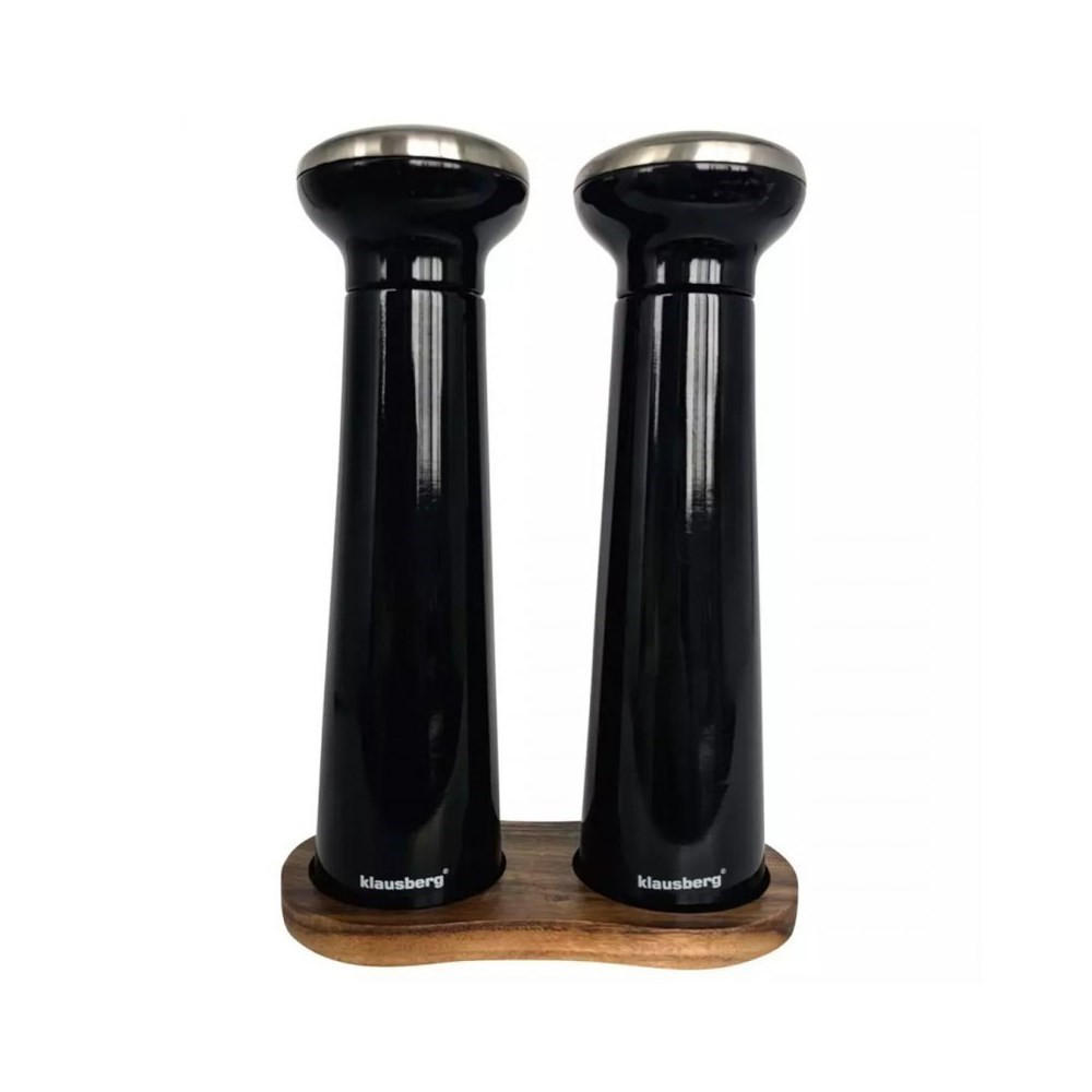 GEWÜRZMÜHLE Schwarz 7/7/22 cm 52248 - Schwarz, Holz (7/22/7cm) - Klausberg 