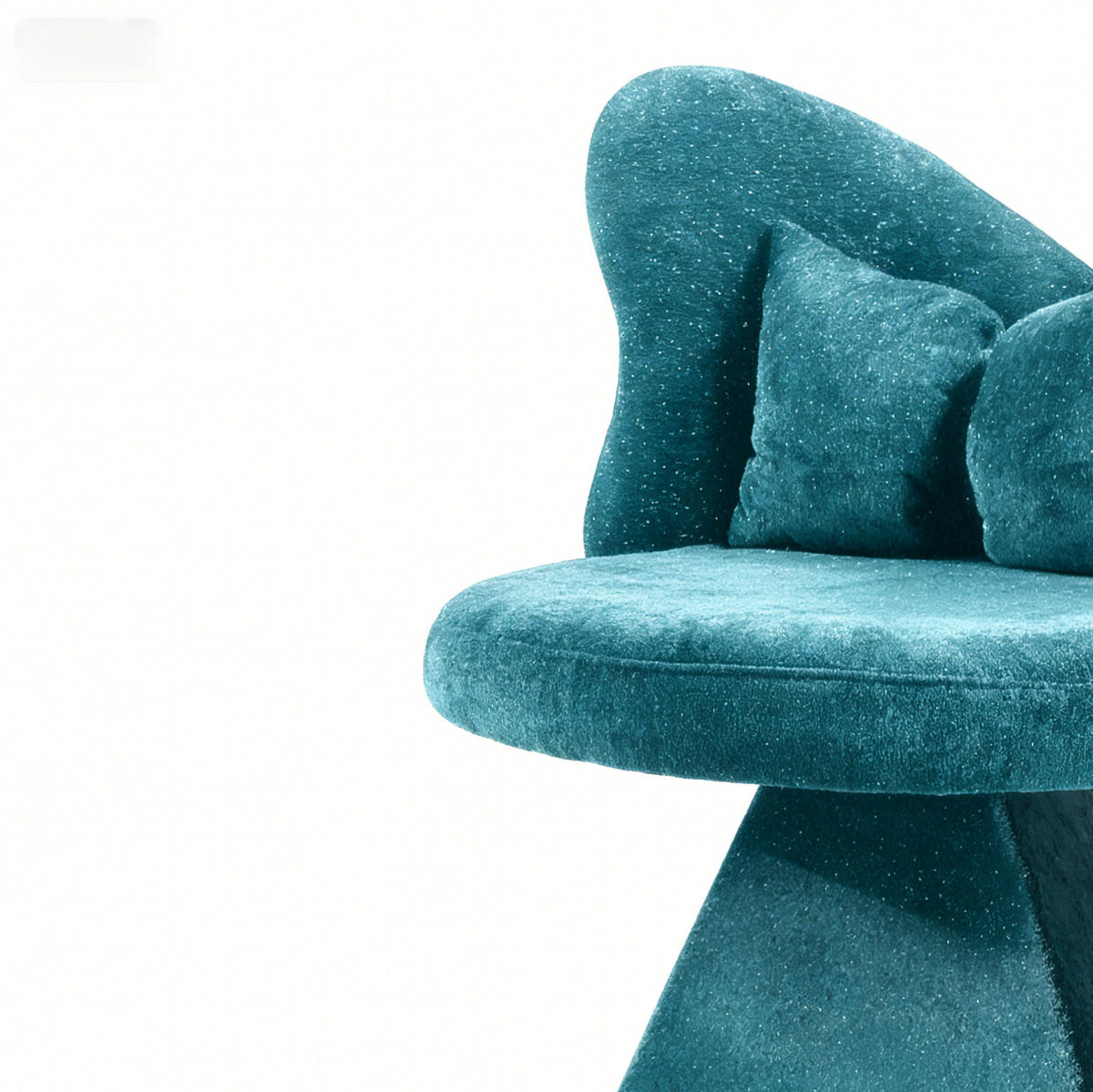 DREHSTUHL 52/52/78 cm blau aus Stoff mit 360°-Drehfunktion und Schmetterlingsrückenlehne - Blau, Textil (52/78/52cm) - OKWISH