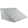 KEILKISSENBEZUG Basic 100% Baumwolle grau 62/49/30 cm - Grau, Textil (62/49cm) - beties Heimtextil