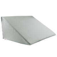 KEILKISSENBEZUG Basic 100% Baumwolle grau 62/49/30 cm - Grau, Textil (62/49cm) - beties Heimtextil