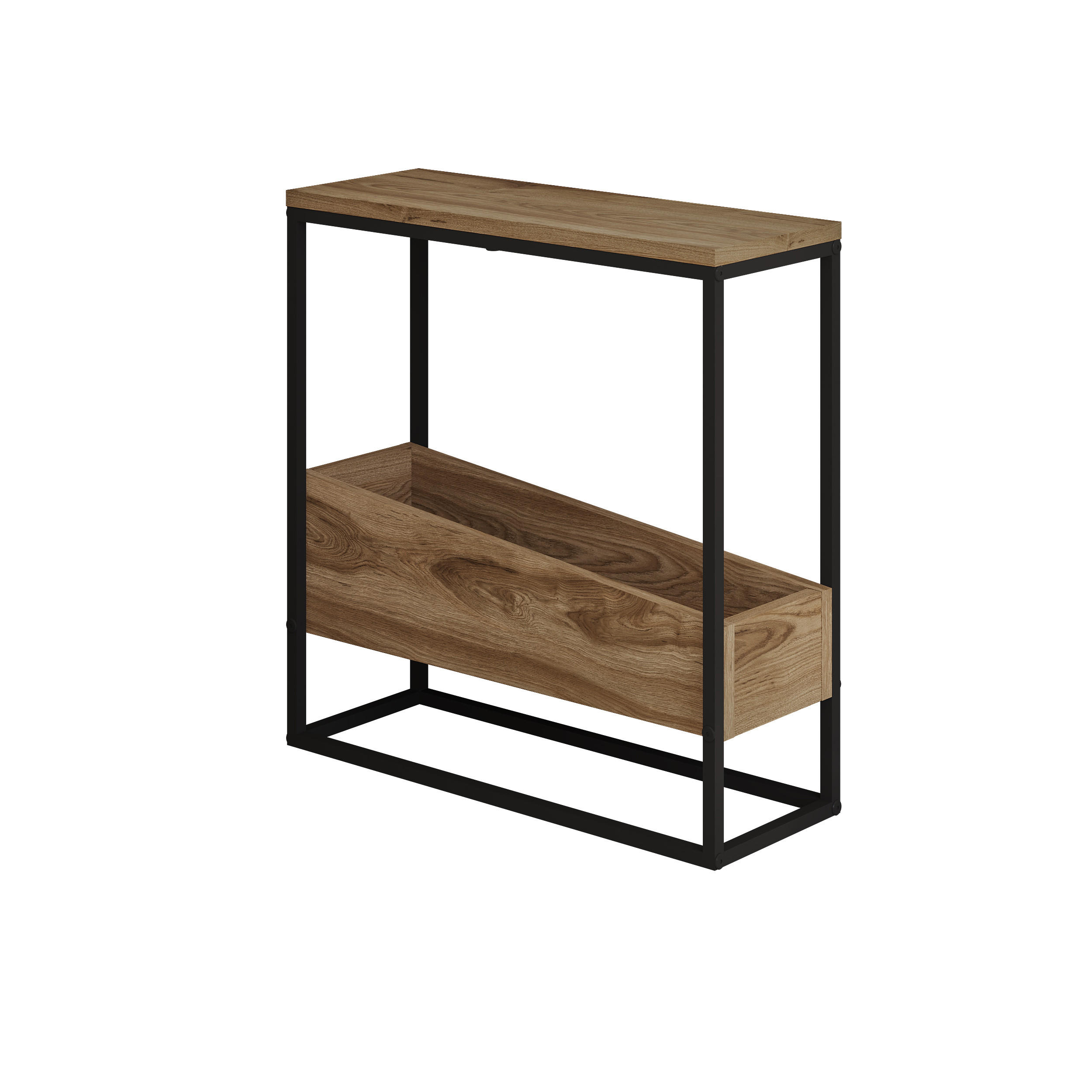 Decortie Beistelltisch Braun 60x62x22 cm