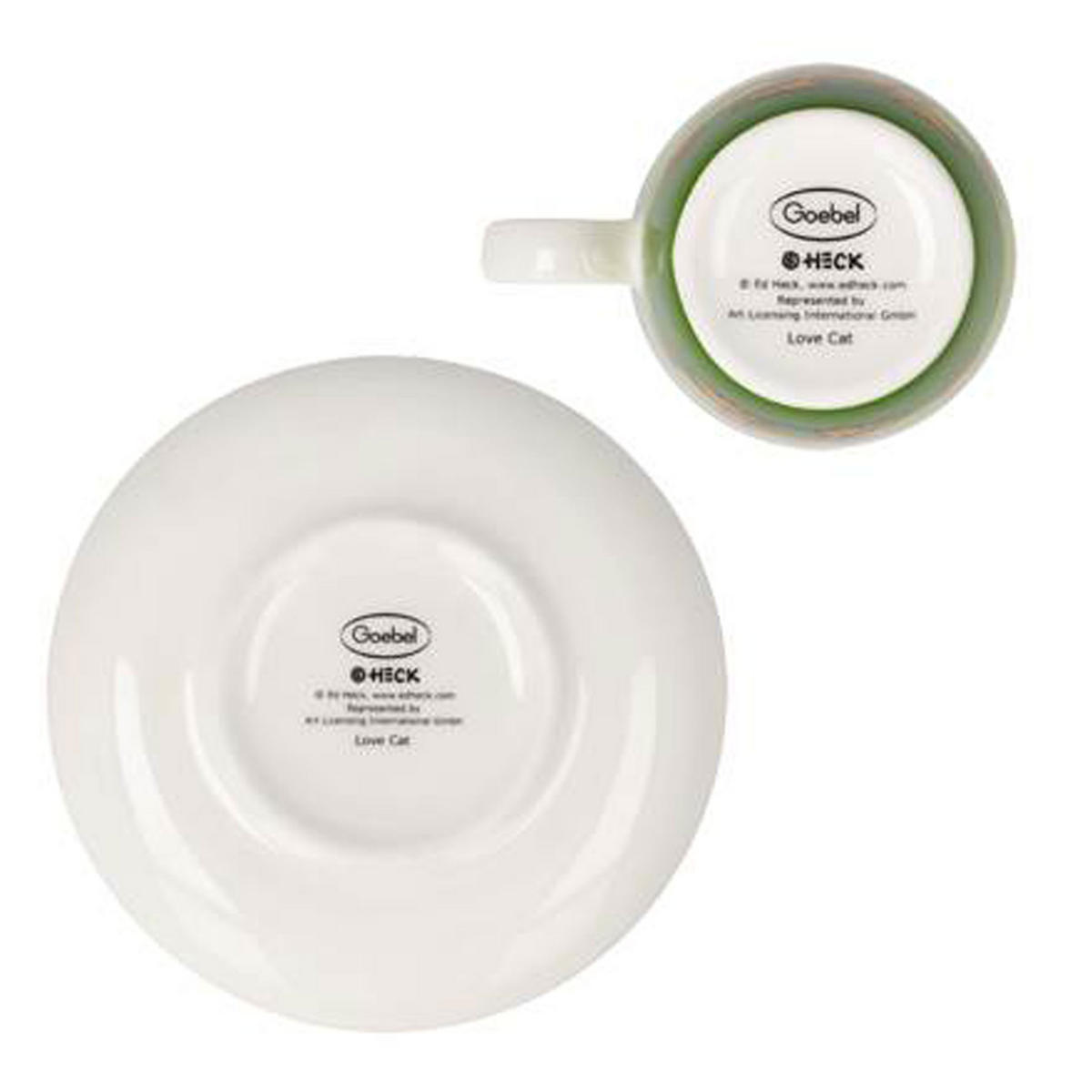 ESPRESSOTASSE Ed Heck - Love Cat, Fine Bone China - Multicolor, Keramik (0.1L) - Goebel