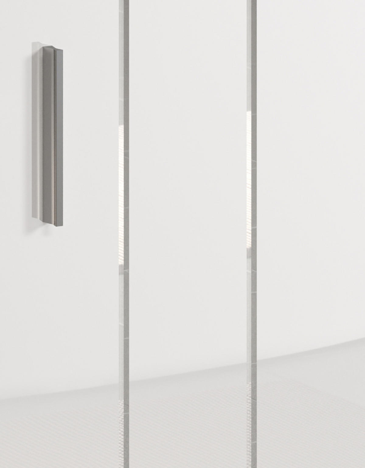 BADMÖBEL-SET weiß Hochglanz 4-teilig 164 x 192 cm, moderne Badezimmer-Schränke - Weiß Hochglanz/Silberfarben, Holzwerkstoff/Kunststoff (164/192/32cm) - Top.Furn