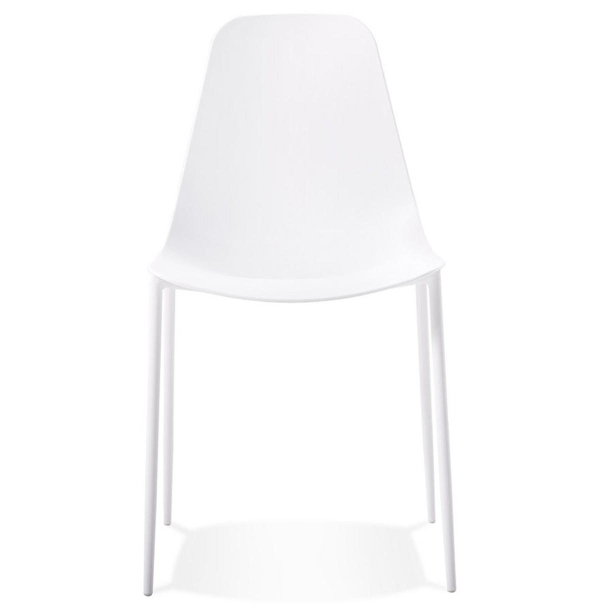 STUHL FELIZ weiß - Weiß, Kunststoff (48/88/48cm) - Légia Home