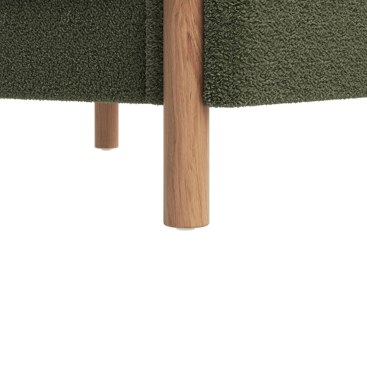 SESSEL Teddystoff Grün - Grün, Holz/Holzwerkstoff (87/88.5/83cm) - WISHDOR