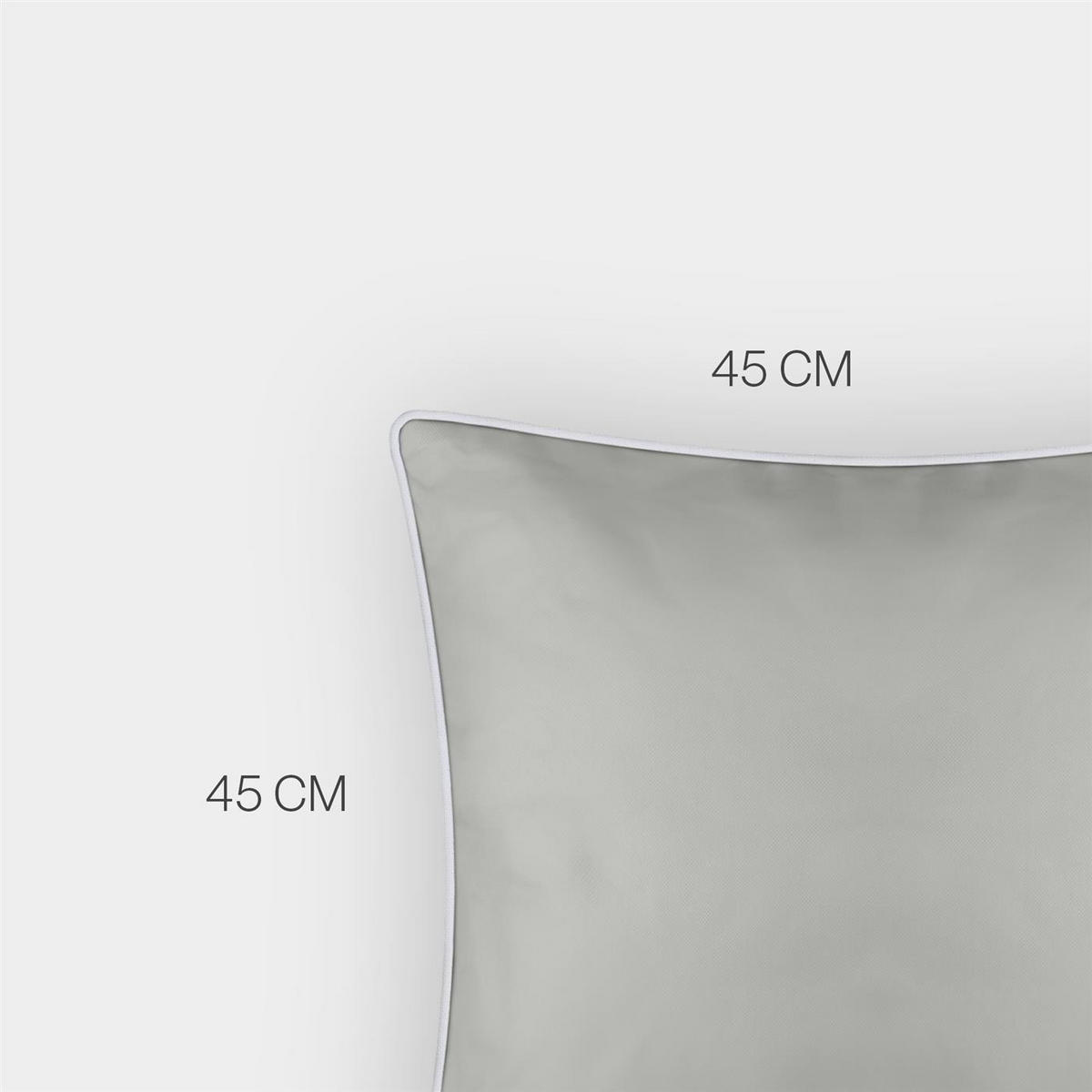 OUTDOORKISSEN 45x45 cm wasserabweisend Beige 1er-Pack - Beige, Kunststoff (45/45cm)