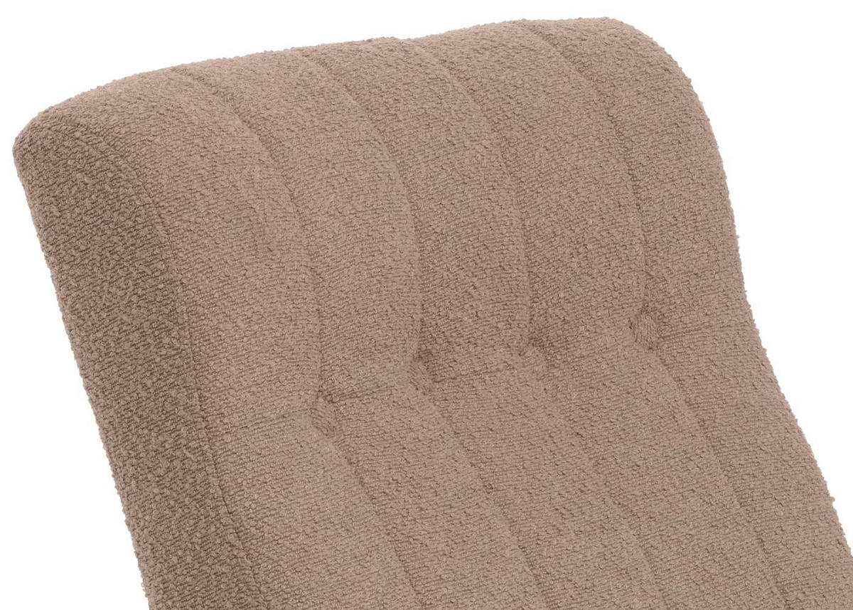 SCHAUKELSTUHL taupe - Taupe, Textil (64/97/85cm) - MCW