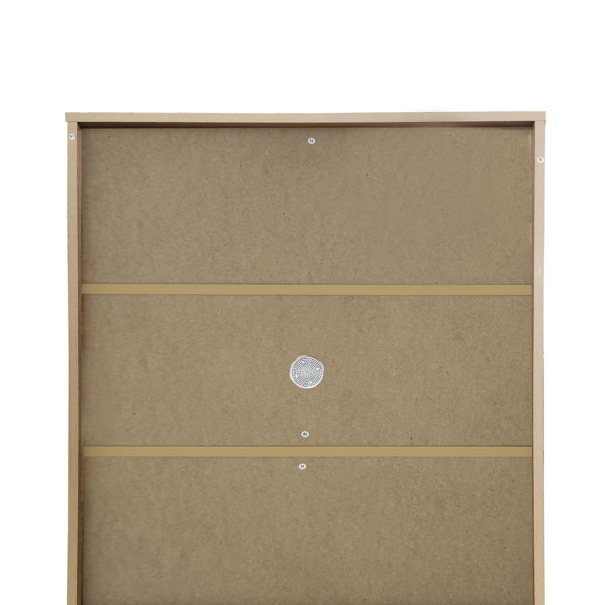 SCHUHSCHRANK aus MDF 76x37x98,5cm in Schwarz mit Türen - Schwarz, Holzwerkstoff (76/98.5/37cm) - Modfu