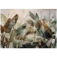 FOTOTAPETE Blätter Dschungel Grün 300x210 cm - Multicolor, Papier (300/210cm) - Wallarena