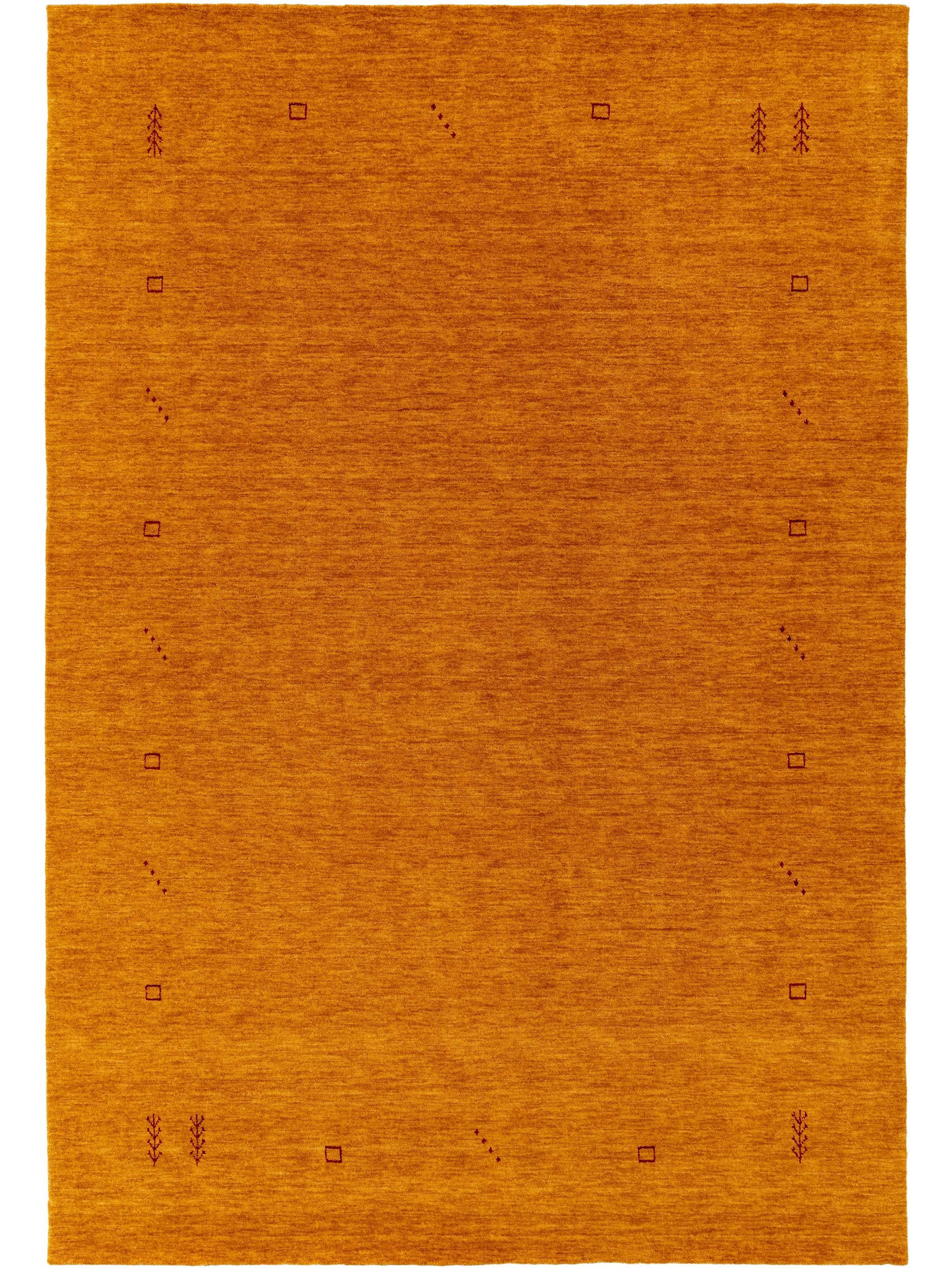 WOLLTEPPICH Jamal Gelb 120x170 cm - Gelb, Textil (120/170cm) - benuta Nest
