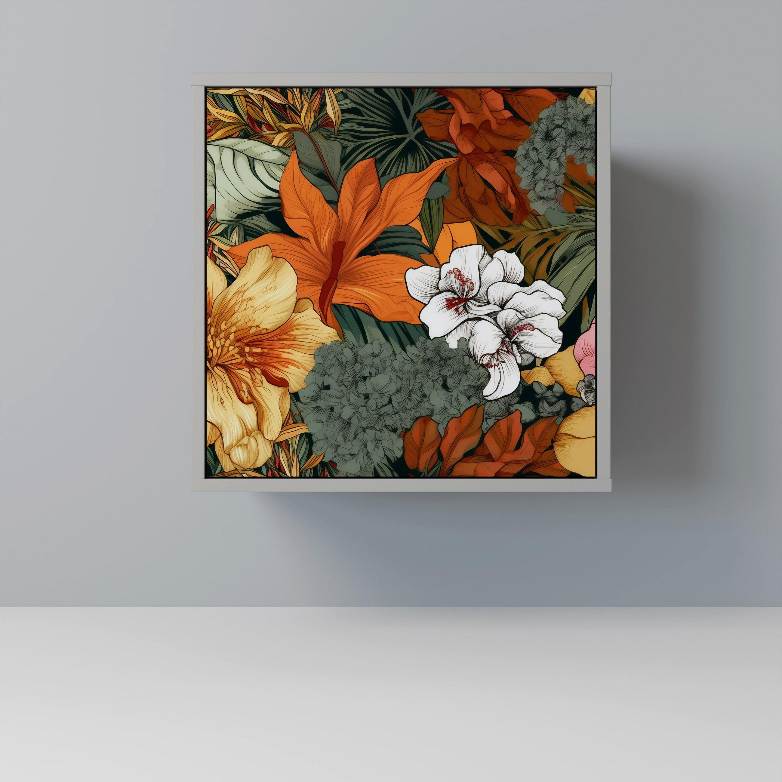 SpaceRebels Sideboard Grau 57.5x57.5x42 cm