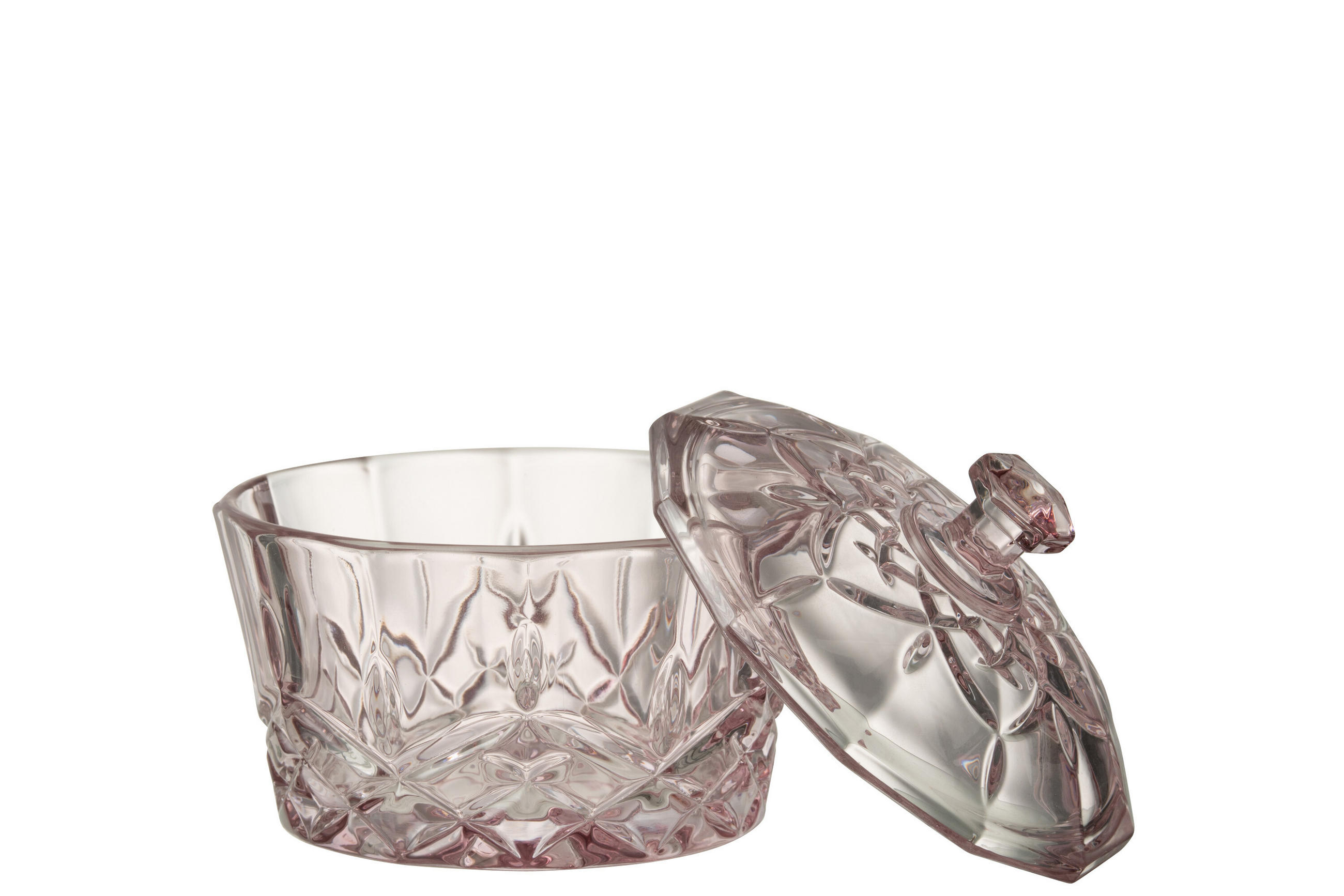 VORRATSGLAS MALI - Glas - Rosa - Pink, Glas (11/10.5/11cm) - J-Line