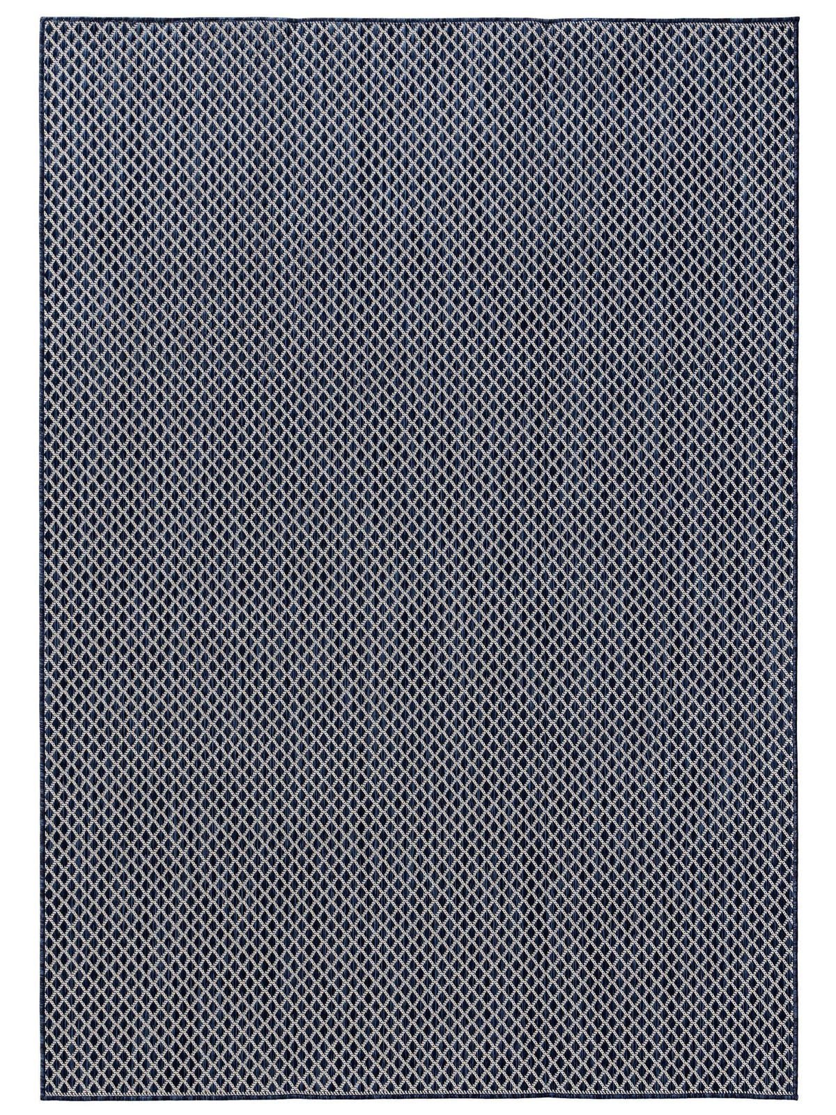 OUTDOORTEPPICH Lou Blau 140x200 cm - Blau, Kunststoff (140/200cm) - benuta
