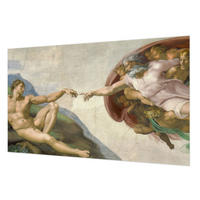 FOTOTAPETE 416x254 cm - Spiritueller Kontakt - Beige, Textil (416/254cm) - Wallfluent
