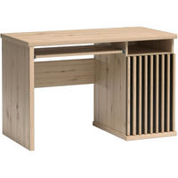 SCHREIBTISCH Caya mit Lamellen, Eiche Artisan - Eiche Artisan, Holzwerkstoff (60/120/78cm) - Beautysofa